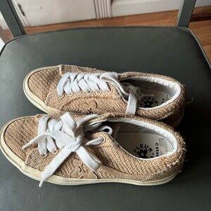 Golf Le Fleur Tan Woven Sneakers